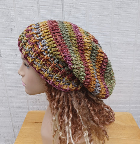 Cinnamon Cedar Slouchy Beanie Hat