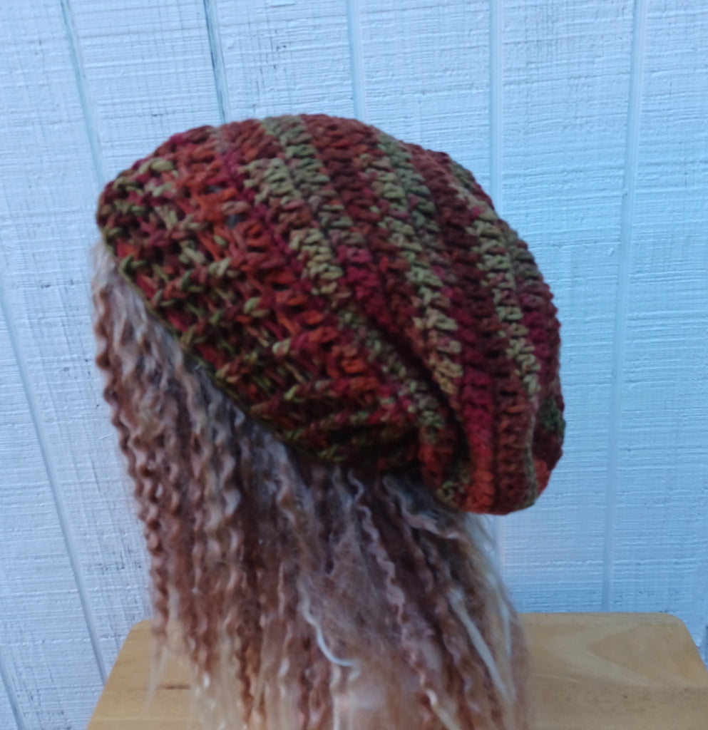 Autumn Colors Slouchy Beanie Hat