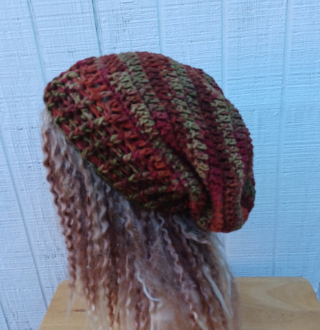 Autumn Colors Slouchy Beanie Hat