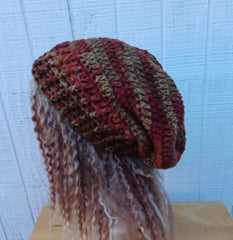 Autumn Colors Slouchy Beanie Hat