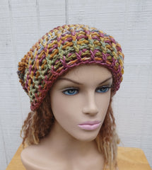 Cinnamon Cedar Slouchy Beanie Hat