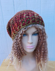 Autumn Colors Slouchy Beanie Hat