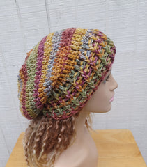 Cinnamon Cedar Slouchy Beanie Hat