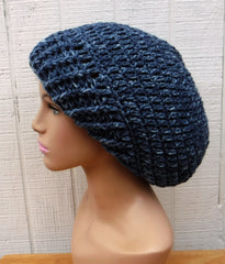 Custom Color Handmade Stonewash Slouchy Beanie Soft woman slouchy hat