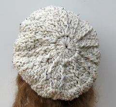 Rustic Visor Tam Hat Hippie Slouchy Newsboy Beanie Billed aran Tweed Cap