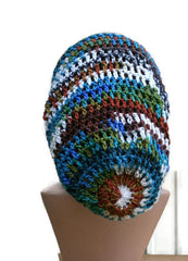 Dreadlocks hat, Very long hat, Dread Tam hat, Slouchy Beanie, Hippie slouch Hat