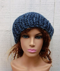 Custom Color Handmade Stonewash Slouchy Beanie Soft woman slouchy hat