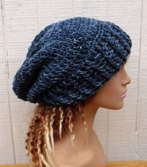 Custom Color Handmade Stonewash Slouchy Beanie Soft woman slouchy hat