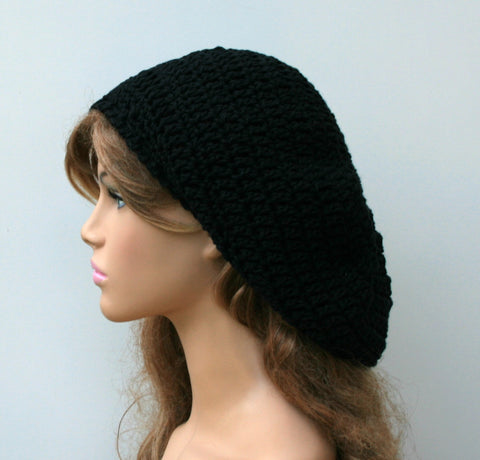 Slouchy beanies (or tam hats for moderate dreads)